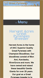 Mobile Screenshot of harvestacrespyrenees.com